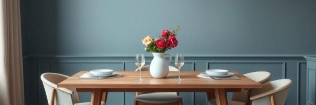 Jak ergonomicznie i funkcjonalnie ustawić stół w chłodnej jadalni, by zachować komfort i styl