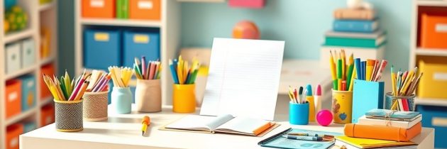 Organizacja przyborów na biurku dziecka: jak stworzyć funkcjonalną i trwałą przestrzeń do nauki