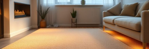 Grubość dywanu a komfort cieplny przy ogrzewaniu podłogowym — jak wybrać, by nie tracić ciepła