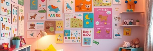 Jak wybrać plakaty i obrazki do pokoju dziecka, które łączą dekorację z rozwojem malucha