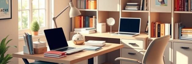 Jak przygotować pierwsze biurko dla ucznia, by stworzyć wygodne i zdrowe miejsce do nauki