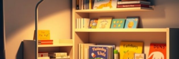 Światło do czytania w pokoju dziecka: jak wybrać bezpieczną i komfortową lampkę z regulacją jasności