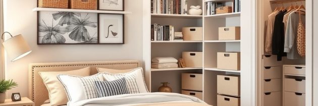 Przechowywanie w sypialni: praktyczne systemy i pomysły na porządek w każdej przestrzeni