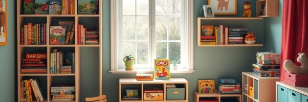 Organizacja gier planszowych w pokoju dziecka: jak stworzyć funkcjonalną i bezpieczną przestrzeń sprzyjającą porządkowi i zabawie