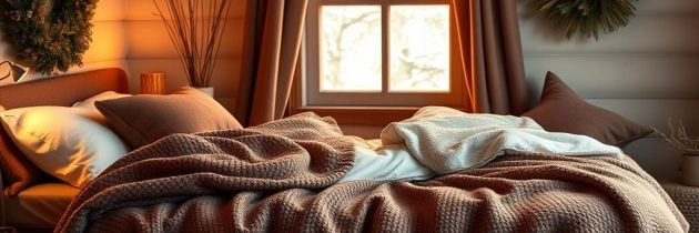 Jak stworzyć zimową sypialnię pełną ciepła i przytulności: praktyczne sposoby i aranżacje