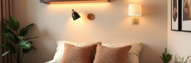 Mała sypialnia bez szafki nocnej: praktyczne i stylowe alternatywy oszczędzające przestrzeń