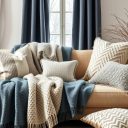 Tekstylia zimowe do domu: jak łączyć ciepło, styl i funkcjonalność w aranżacji wnętrz