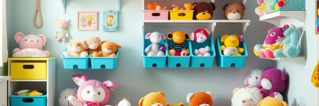Przechowywanie pluszaków w pokoju dziecka: pomysły na funkcjonalną i estetyczną organizację zabawek