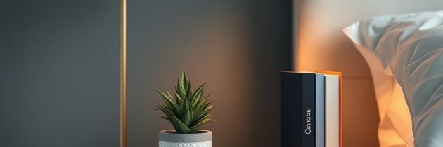 Organizacja stolika nocnego: jak połączyć funkcjonalność z porządkiem i stylem w sypialni