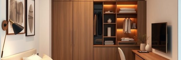 Mała sypialnia z szafą: jak zaplanować funkcjonalną i przestronną aranżację krok po kroku