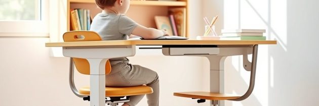 Jak wybrać biurko dla dziecka, które rośnie razem z nim i dba o zdrową postawę?