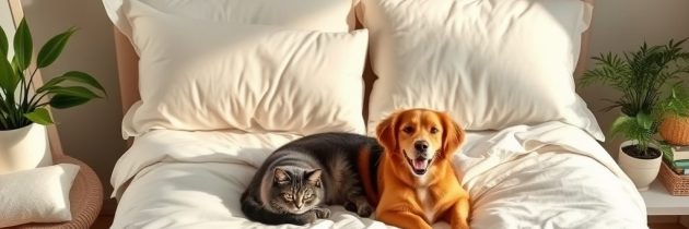 Pies lub kot w sypialni – jak zadbać o higienę i komfort snu przy wspólnym spaniu