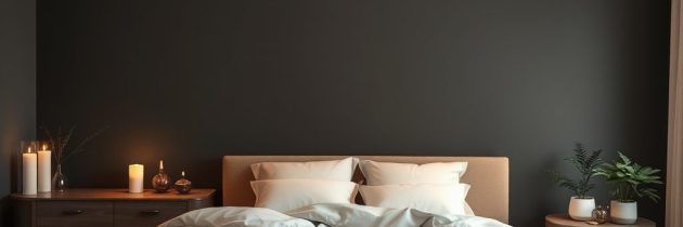 Ciemne kolory w sypialni – jak wybrać i urządzić wnętrze sprzyjające relaksowi i komfortowi snu