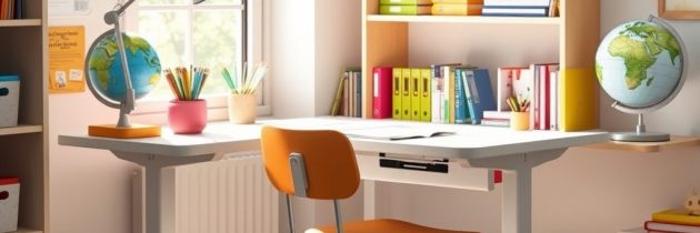 Biurko regulowane dla dziecka — jak wybrać ergonomiczne rozwiązanie wspierające zdrowy rozwój i naukę