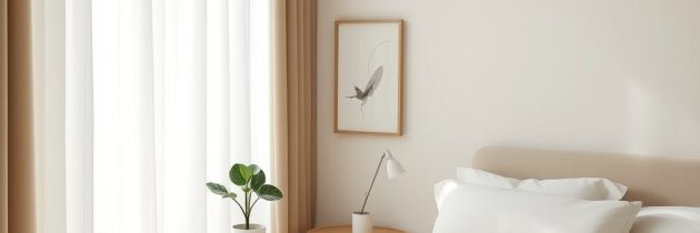 Dekoracje do sypialni w stylu minimalizmu: jak wybrać proste dodatki tworzące harmonię i porządek