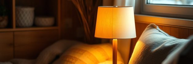Lampy stołowe zimą: jak wybrać ciepłe światło i naturalne materiały dla przytulnego klimatu w domu