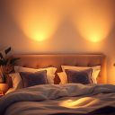 Sypialnia oświetlenie nastrojowe: jak wybrać i ustawić światło dla przytulnej atmosfery i komfortu