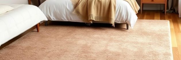 Dywan do sypialni: jak wybrać rozmiar, materiał i kolor dla komfortu i stylu