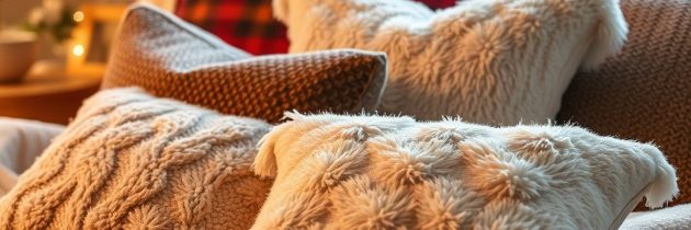 Poszewki zimowe na poduszki – jak wybrać materiał i rozmiar dla ciepła i wygody zimą